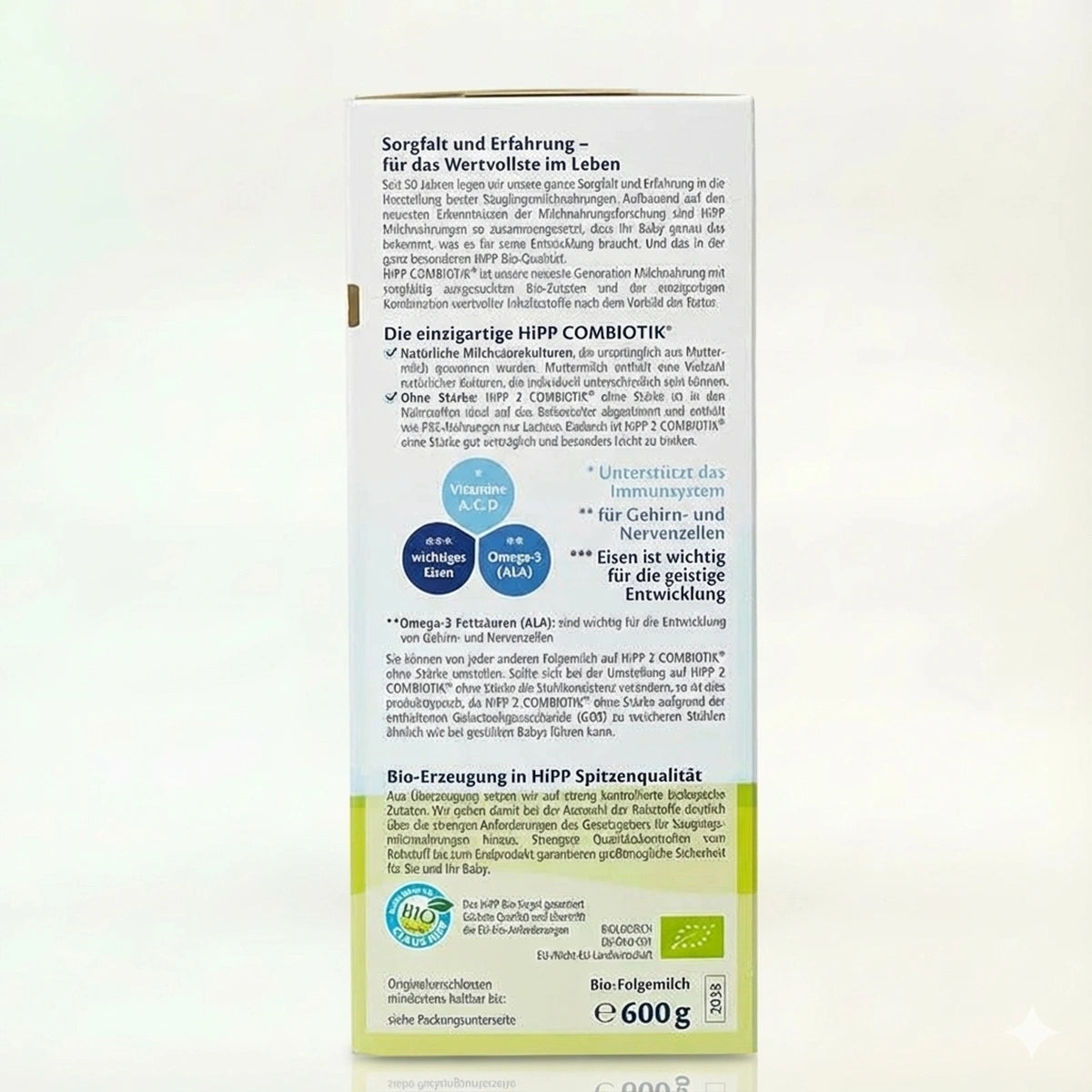 HiPP Organic Combiotik Baby Formula Stage 2 - No Starch preparation instructions | Organic Formula Hub