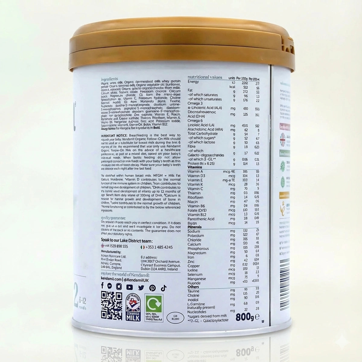 Kendamil Bio Nature Organic Stage 2