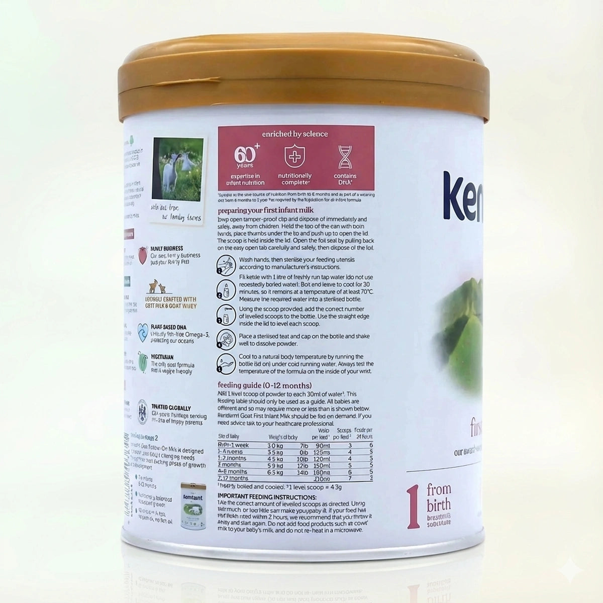 Kendamil EU Goat Formula Stage 1