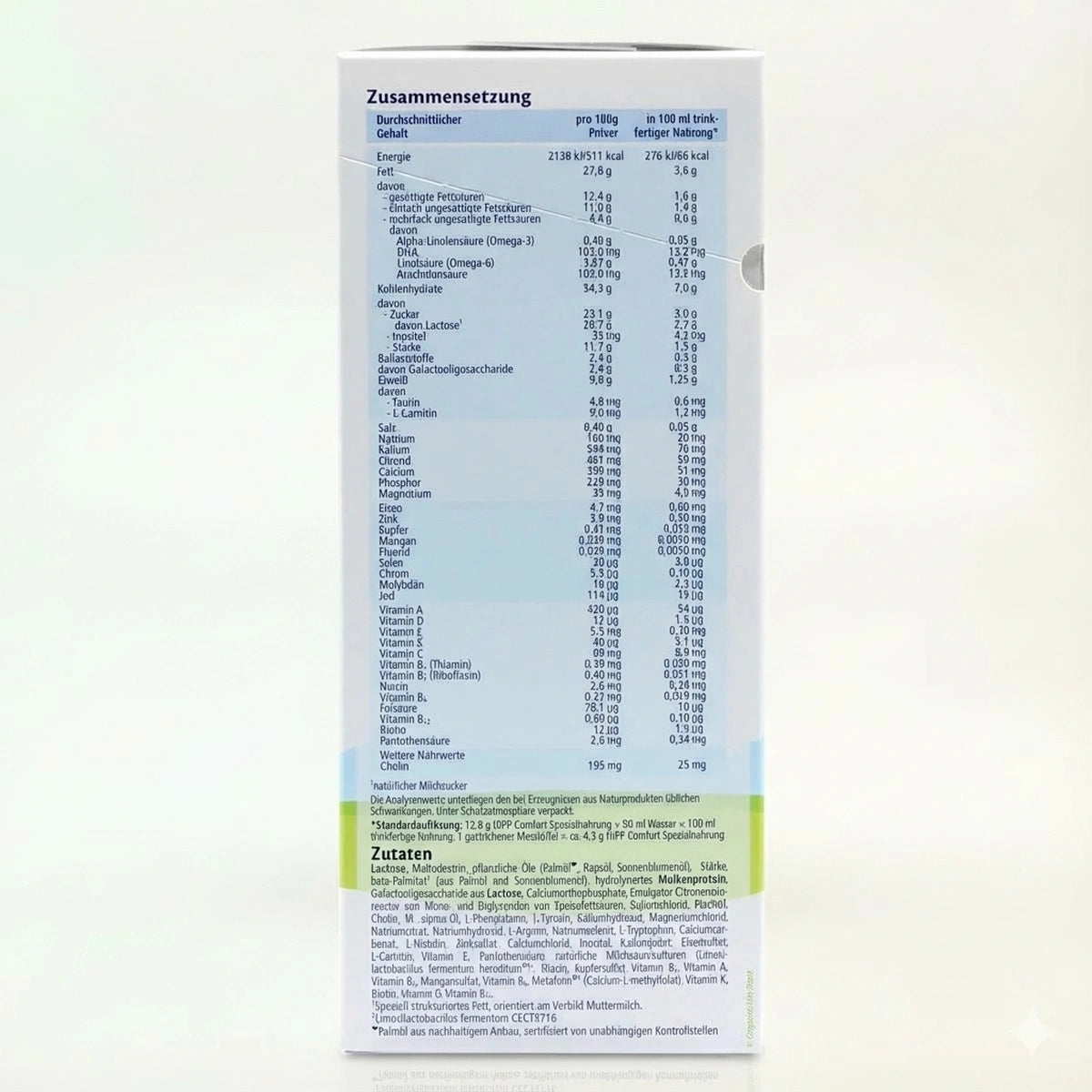 HiPP Comfort Formula preparation instructions | Organic Formula Hub