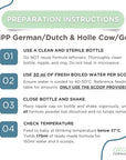 Holle Bio Stage 3 Baby Formula preparation instructions  | Organic Formula Hub