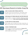 HiPP Stage 2 Organic Bio Combiotik Baby Formula preparation instructions  | Organic Formula Hub