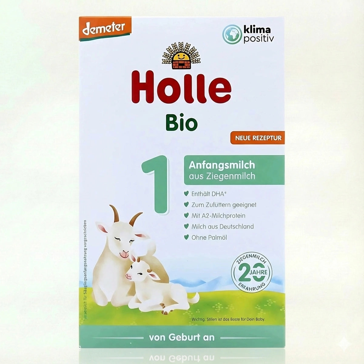 Holle Bio Organic Goat Baby Formula Stage 1 preparation instructions | Organic Formula Hub