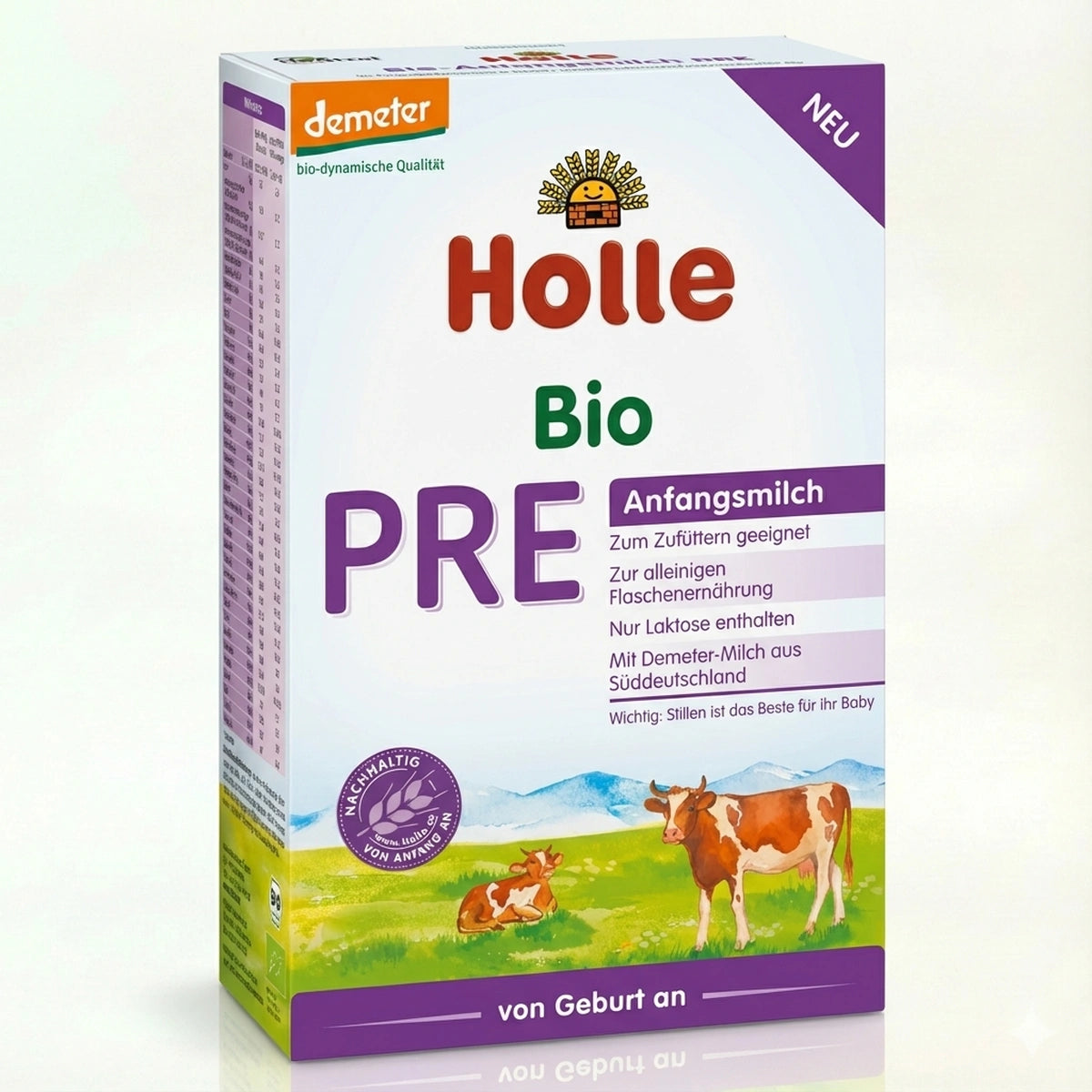 Holle PRE Infant Formula preparation instructions | Organic Formula Hub 