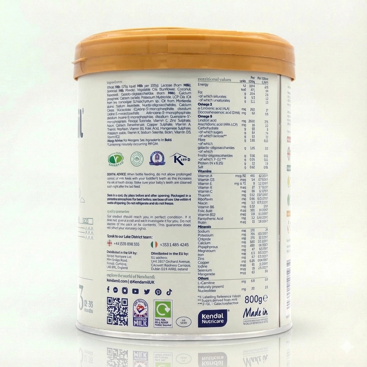 Kendamil Premium Classic EU toddler stage 3 Infant Milk | Organic Formula Hub